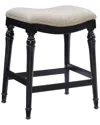 Powell Lockhart Dining Counter Stool In Black