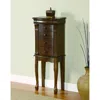 Powell Louis Philippe Walnut Jewelry Armoire In Brown