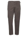 Powell Man Pants Dark Brown Size 34 Cotton In Brown