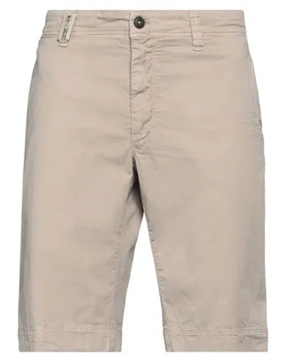 Powell Man Shorts & Bermuda Shorts Beige Size 38 Cotton, Elastane