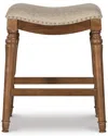 Powell Mason Brown Counter Stool In Brown