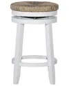Powell Maya Counter Stool In White
