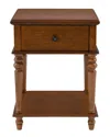 Powell Mcghie Side Table In Brown