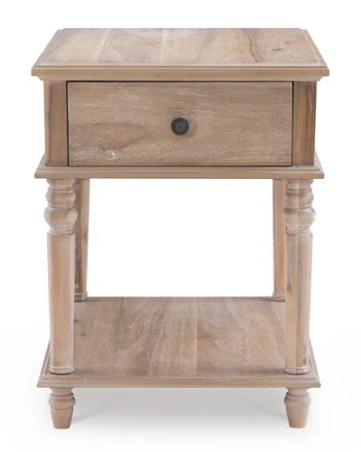 Powell Mcghie Side Table In Brown