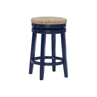 Powell Morgan Counter Stool Navy Blue