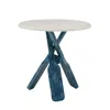 Powell Omar Side Table Blue In Blue