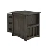 Powell Parnell Side Table Grey In Black