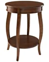 Powell Rainbow Accent Table In Brown