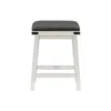 Powell Serrano Counter Stool White In White