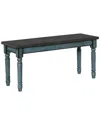Powell Willow Bench In Blue