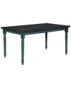 Powell Willow Dining Table In Blue