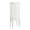 Powell White Jewelry Armoire In White