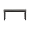 Powell Willow Grey Bench In Black