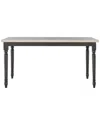 Powell Willow Grey Dining Table In Brown