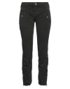 Powell Woman Pants Lead Size 10 Cotton, Elastane In Grey
