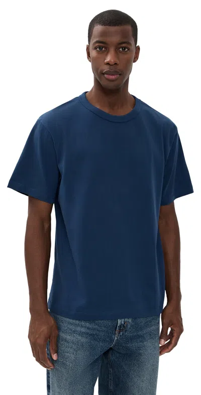 Power Goods Archive Tee Navy In Blue