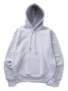 Power Goods Drawstring Kangaroo Pocket Sweatshirt In Gray