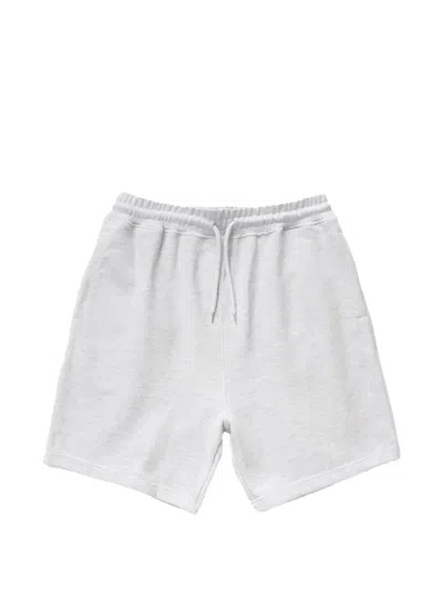 Power Goods Loopback Drawstring Shorts In Blue