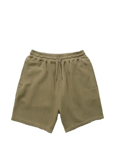 Power Goods Loopback Shorts In Green
