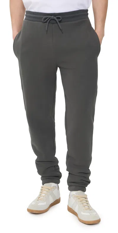 Power Goods Loopback Sweatpants Washed Black In Gray