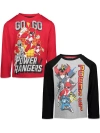 Power Rangers 2-pack Long Sleeve T-shirts In Multi