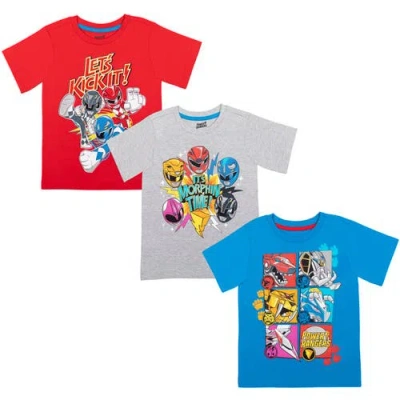 Power Rangers Kids'  3-pack T-shirts In Multi