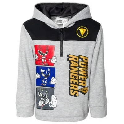 Power Rangers Kids'  Half Zip Hoodie In Gray