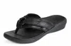 Powerstep Women's Sandal With Adjustable Strap In Black In Black