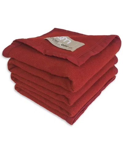 Poyet Motte 400 Gsm Rivoli Wool Blanket In Red