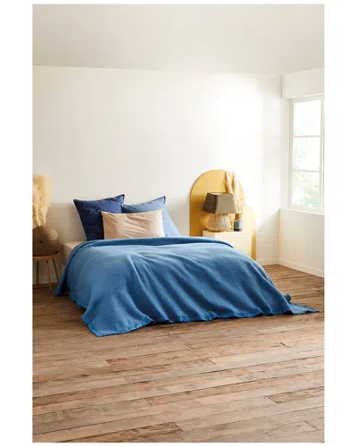 Poyet Motte 500 Gsm Napoli Blanket In Blue