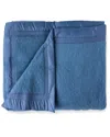 Poyet Motte 700 Gsm Aurora Heavyweight Wool Blanket In Blue
