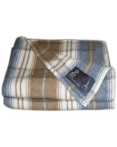 Poyet Motte Chevreuse Wool-blend Blanket In Brown