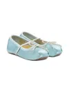Pèpè Bow-accented Ballet Flats In Blue