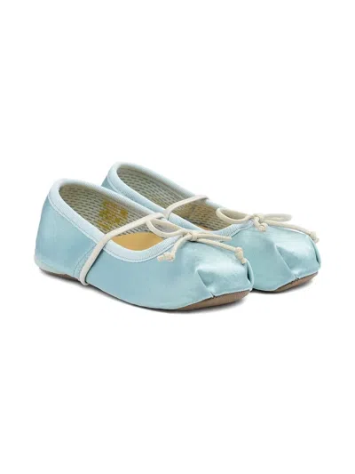 Pèpè Kids' Bow-accented Ballet Flats