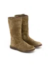 Pèpè Haley Knee-high Boots In Green