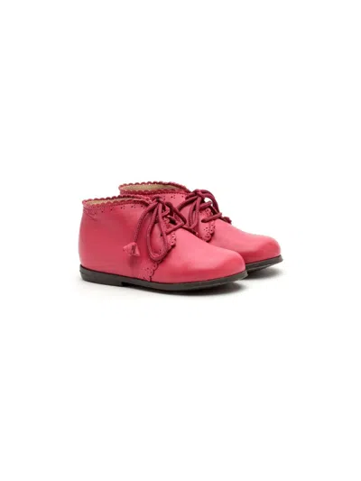 Pèpè Babies' Heritage Lucretia Boots In Red