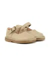Pèpè Leather Ballerina Shoes In Neutrals