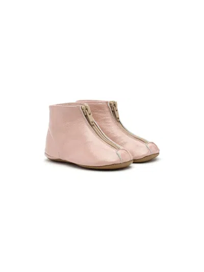 Pèpè Babies' Matt Ankle Boots In Pink