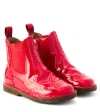 Pèpè Patent Leather Boots In Red
