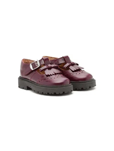 Pèpè Kids' Siouxie Loafers In Red