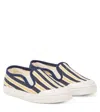 Pèpè Striped Slip-on Sneakers In Multicolor