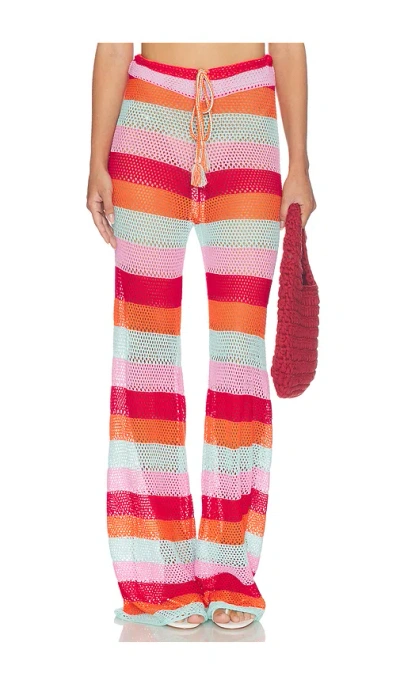 Pq Bree Boho Pant In Multi