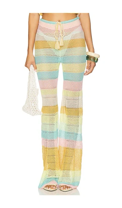 Pq Bree Boho Pant In Floret