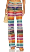 Pq Bree Boho Pant In Orange