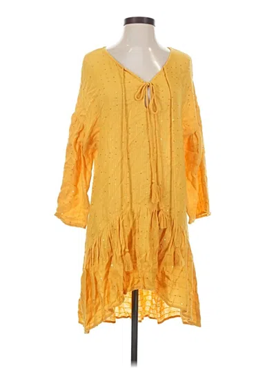 Pre-owned Pq Casual Dress In Yellow