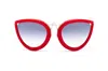 Pq Eyewear By Ron Arad Sunglasses In Red, Silver