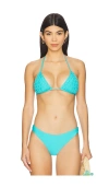 Pq Lila Triangle Bikini Top