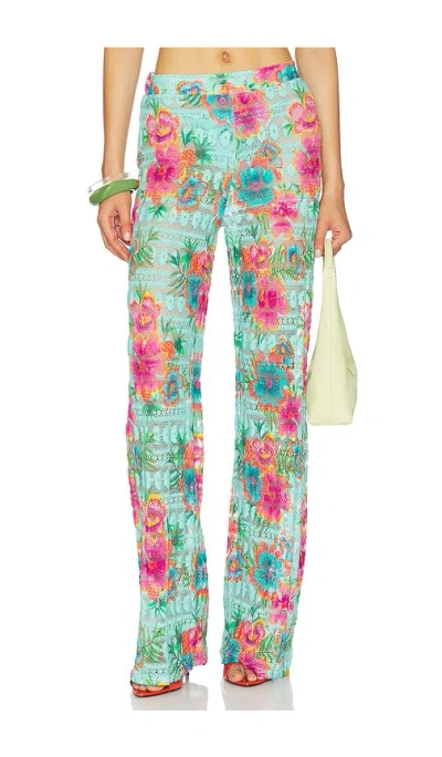 Pq Meg High Waist Pant In Blue