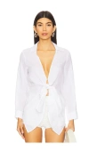 Pq Millie Tie Cover Up In White