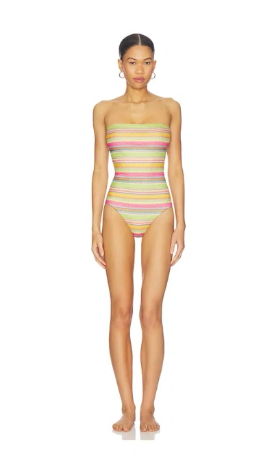 Pq Strapless One Piece In Multi